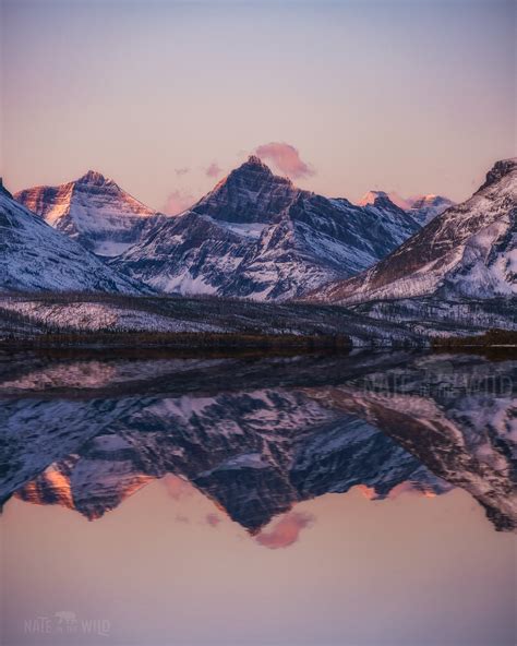 Sunrise Reflection In Glacier National Park Montana Oc 2000x2500