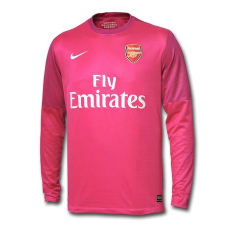 New Arsenal Away Goalkeeper Kit 12 13 Pink Arsenal Gk Shirt 2012 2013