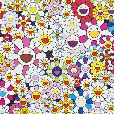 Takashi Murakami (b. 1962) , Flowers Blooming in this ...