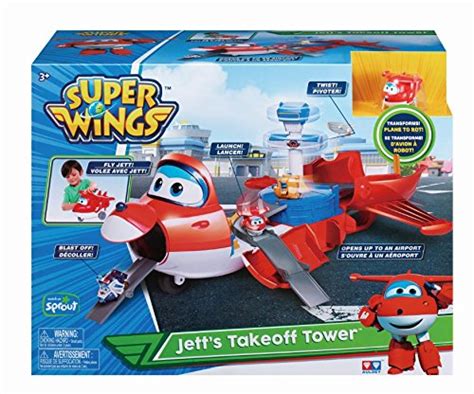 Super Wings Jetts Takeoff Tower 2 In 1 Toy Playset Import It All