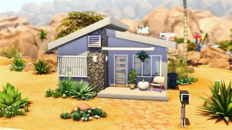 The Sims 4 Desert Luxe Kit Starter Home Build 🏜️🏠 Youtube