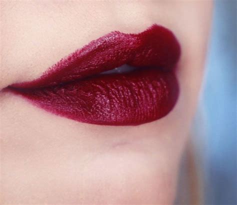 Dark Red Lipstick Makeup Dark Red