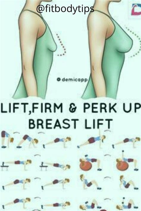 how to lift your breast naturally breast tightening exercises artofit