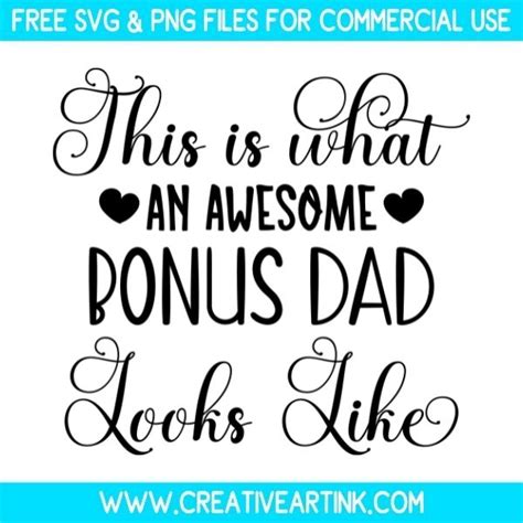 This Is What An Awesome Bonus Dad Looks Like Svg Free Svg Files