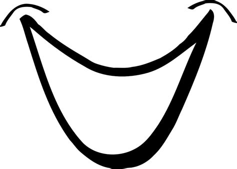 Mulut Clipart Gambar Mulut Hitam Putih Free Transpare
