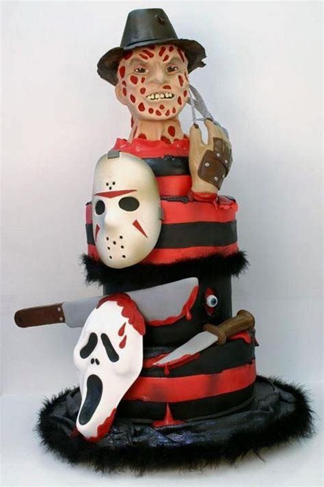 Yikes Horror Cake Halloween Cakes Scary Cakes
