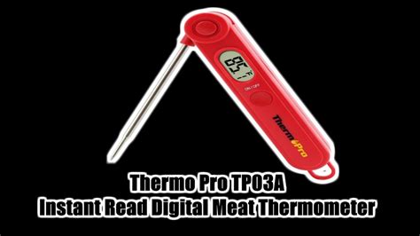 Thermo Pro Tp03a Instant Read Meat Thermometer Youtube