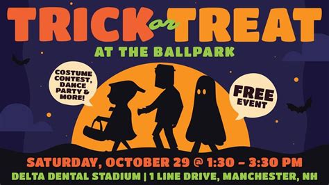 Trick Or Treat At The Ballpark New Hampshire Fisher Cats Manchester