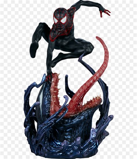 Venom Spider Man Miles Morales Figure Png Pngrow