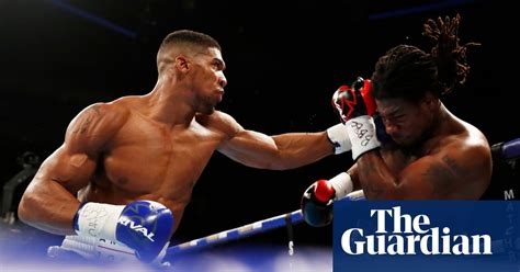 Anthony Joshua Beats Charles Martin To Win Ibf World Heavyweight Title In Pictures Sport