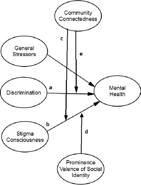 Figure 1 From An Examination Of The Direct And Indirect Effects Of Minority Stress On Mental And