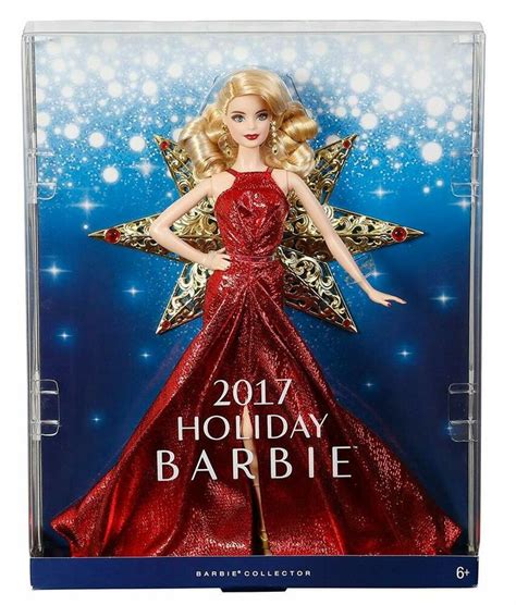Mattel Dyx39 Barbie 2017 Holiday Doll For Sale Online Ebay Holiday Barbie Dolls Holiday