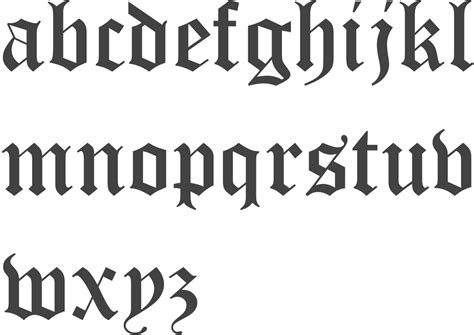 Old English Script Font Myfonts Blackletter Typefaces Old English