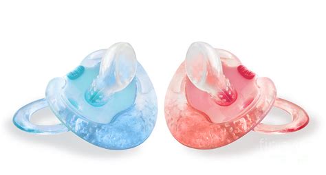Pink And Blue Gel Pacifiers Photograph By Sylvie Bouchard Pixels