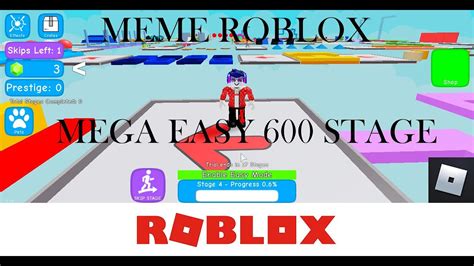 Mega Easy Obby 600 Stages Roblox