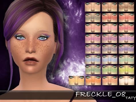 Freckles 08 By Tatygagg At Tsr Sims 4 Nexus