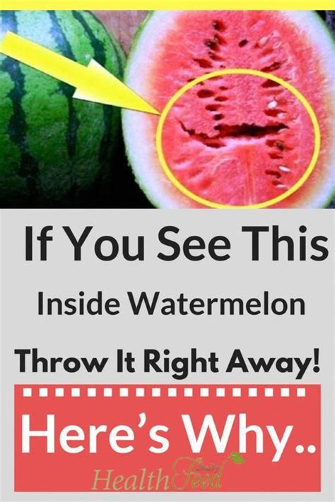 Do You Love Watermelons If You See This Split Inside Watermelon Throw It Right Away Heres