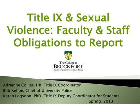 Powerpoint Title Ix And Sexual Violence