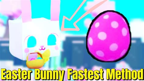 How To Get The Easter Bunny 🐰 Fast 😱😱 Pet Simulator X Roblox Youtube