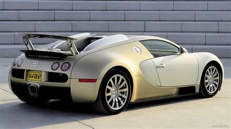 Bugatti Veyron Grand Sport Gold Colored Rear