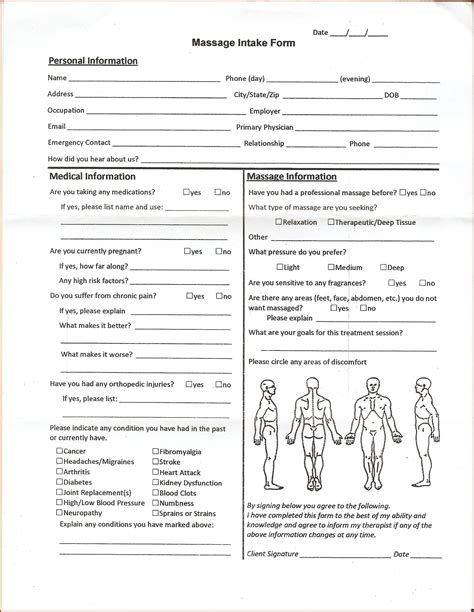 printable massage therapy soap notes forms form resume examples ykvbbxrrvm