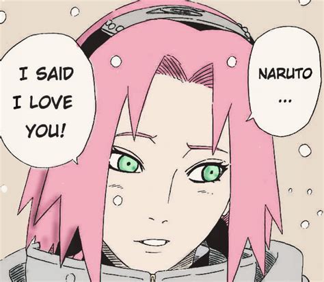 Sakura Says I Love You Naruto By Dougsfelipe On Deviantart