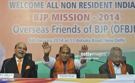 Former Fijian Prime Minister Mahendra Pal Chaudhry With Bjp President
