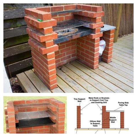 How To Build Your Own Brick Bbq For Your Backyard Outdoor Barbeque Brick Bbq Brick Built Bbq