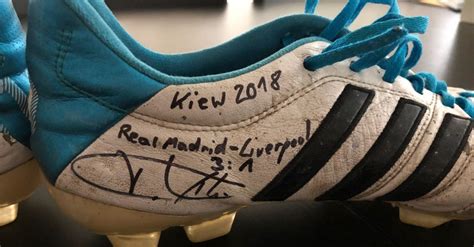 @realmadrid @dfb_team @fifaworldcup winner 2014 @championsleague winner 2013, 2016, 2017, 2018. Sports History: Toni Kroos's Shoes & Jersey from CL Final