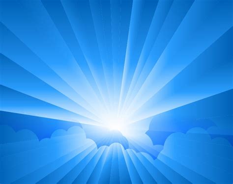 Sun Burst With Rays Form Clouds Vector Free Vector Graphics All