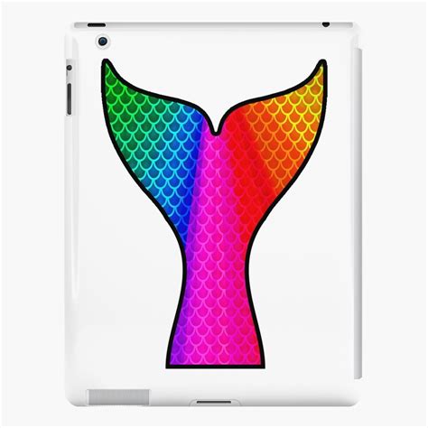 Mermaid Tail Save The Mermaids Rainbow Ocean Laptop Ipad Case And Skin