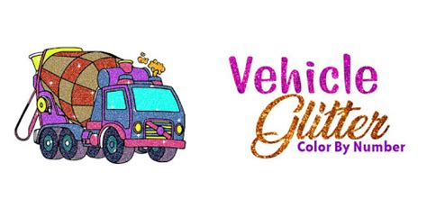 Vehicles Glitter Color By Number Adult Coloring For Pc How To