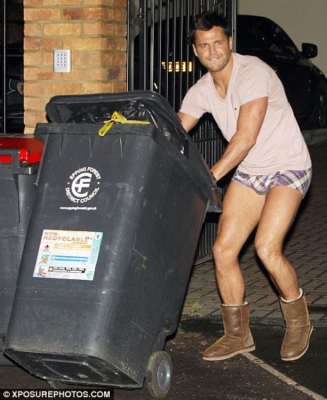 Mark Wright Takes The Bins Out But Forgets To Put Some Trousers On