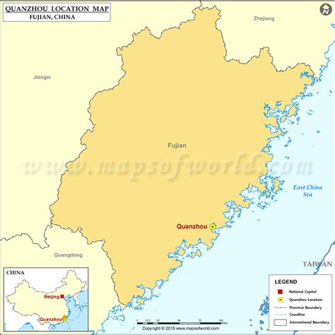 Where Is Quanzhou Located Location Of Quanzhou In China Map
