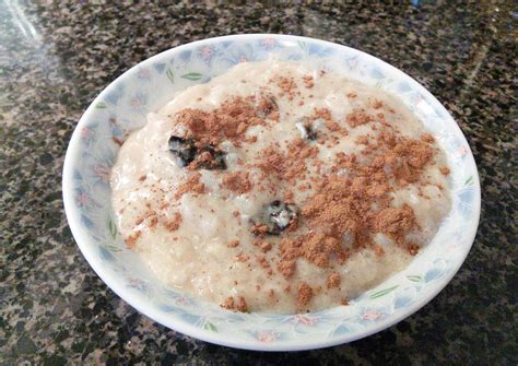 Almond Milk Rice Pudding With Raisins Recipe By Rosslyn Cookpad