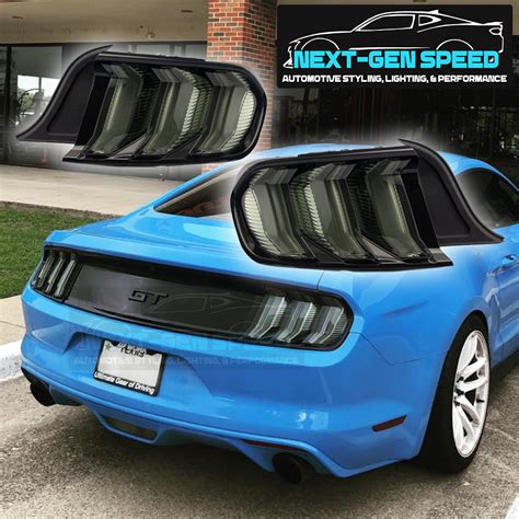 2015 23 Mustang Smoked Sequential Tail Lights Next Gen Speed