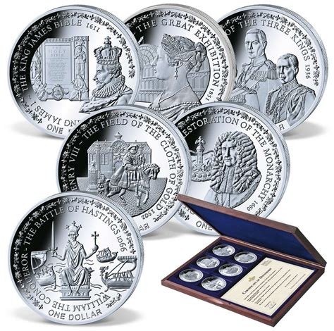 A Royal History Complete Coin Set Kings And Queens Royal