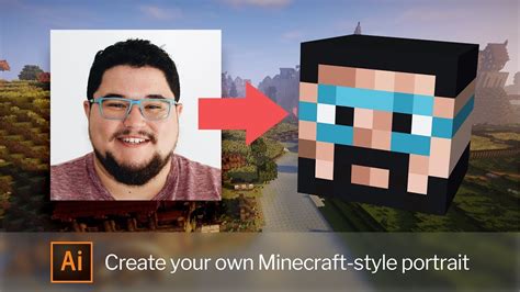 Make Your Own 3d Minecraft Portraits In Adobe Illustrator Youtube