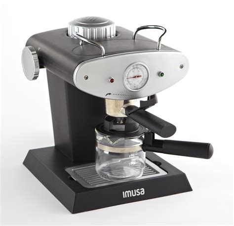 Imusa Imusa Electric Gourmet Espressocappuccino Maker 4 Cup 800 Watts