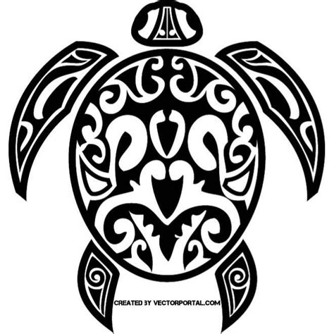 Turtle Tribal Style Royalty Free Stock Svg Vector