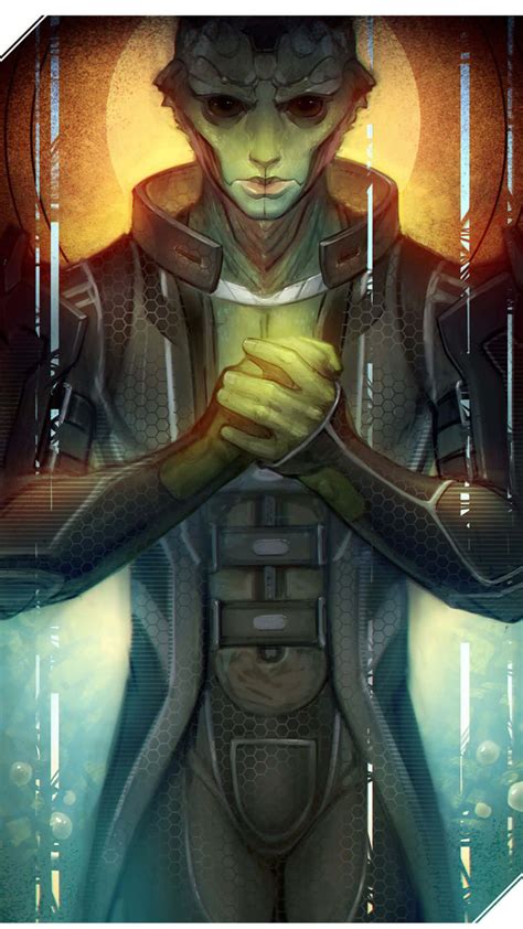 Download Thane Krios Drell Assassin In Action Wallpaper