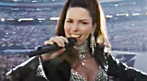 Shania Twain Brings The Fireworks During Super Bowl Halftime Show