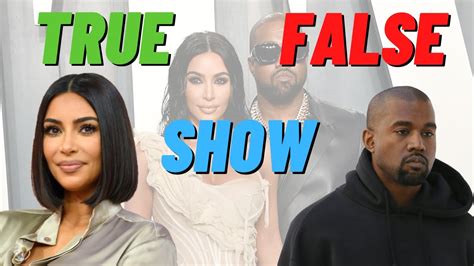 why did kim kardashian divorce kanye west true or false show youtube