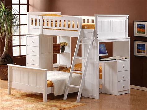 Bunk Bed With Desk Underneath For Girls — Home Furniture Ideas