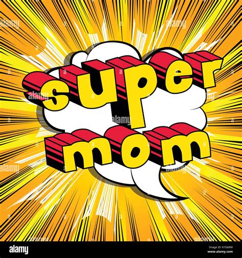 super mom stock vector images alamy