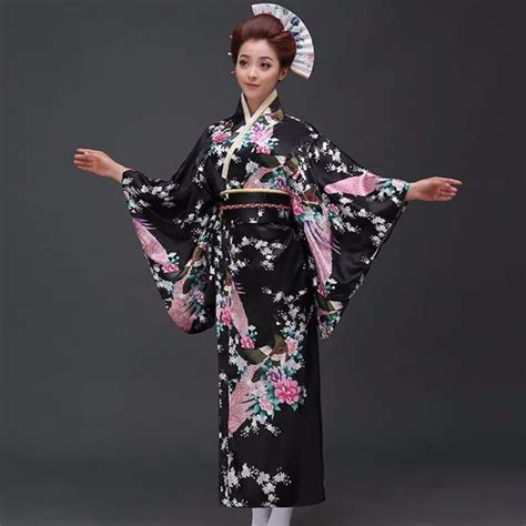 Fashion National Trends Women Sexy Kimono Yukata With Obi Novelty