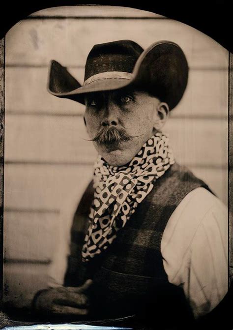 Rob Kendrick Wet Plate Cowboy Images Tintype Cowboy