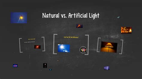 Natural Vs Artificial Light By Alexis Hallingquest