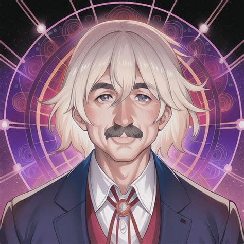 Anime Albert Einstein Rstablediffusion