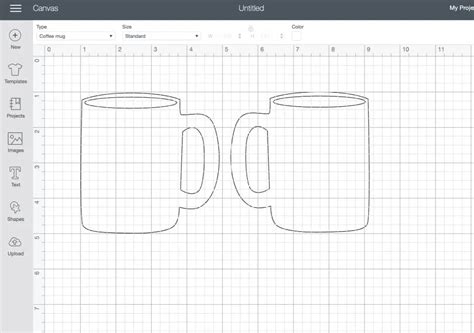 Cricut Mug Template